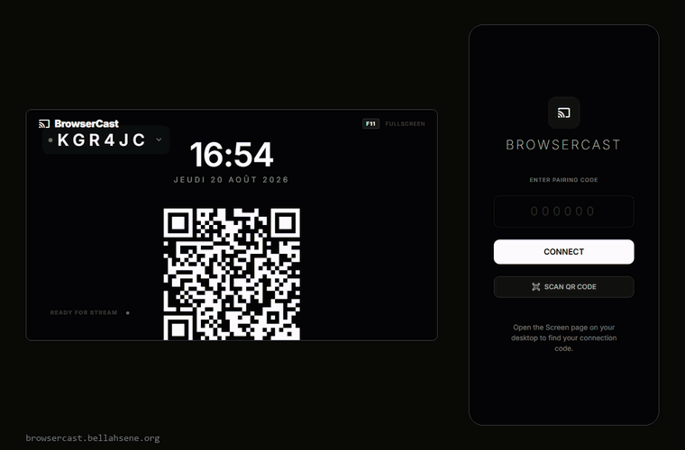 Drop the BrowserCast screenshot